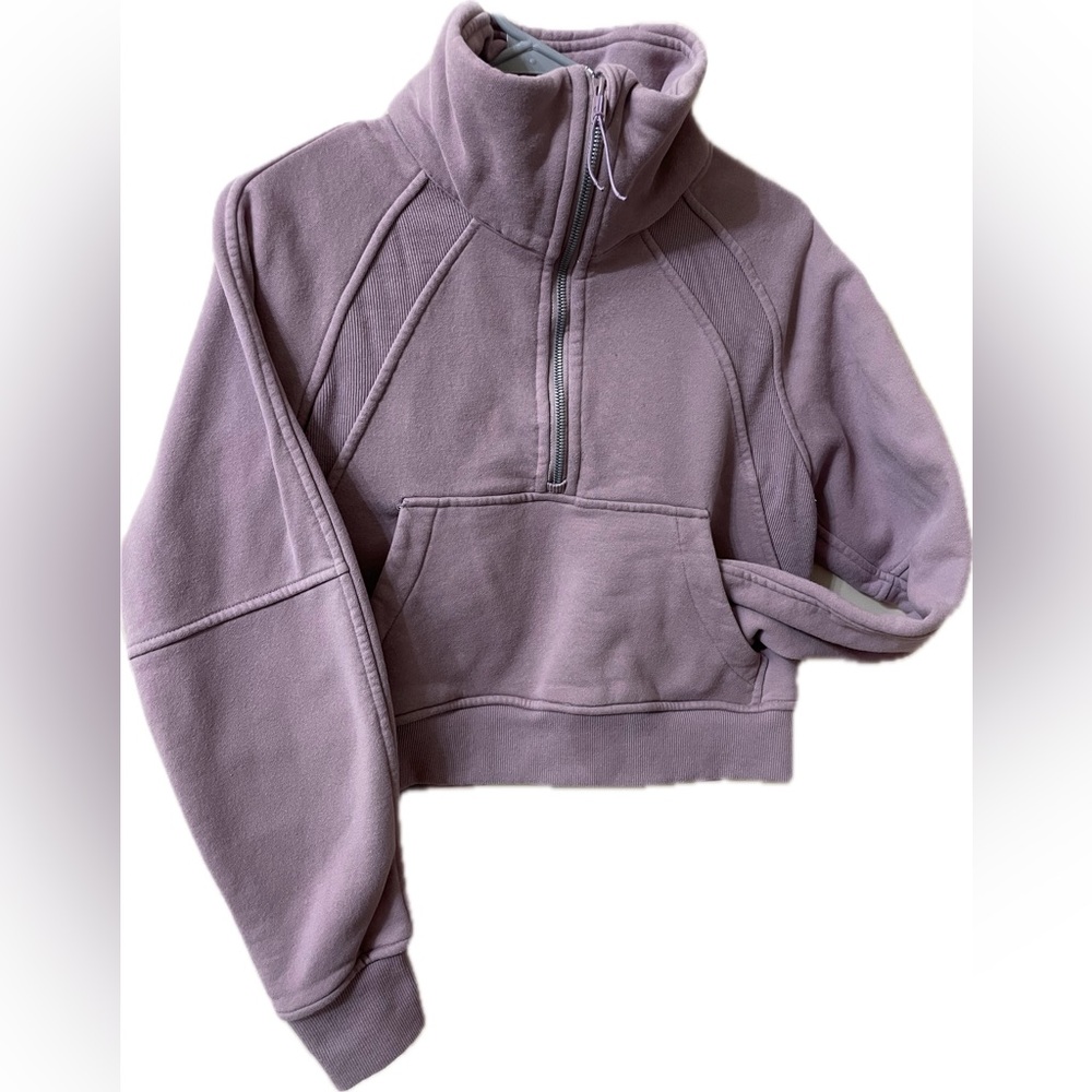Lulu lemon mauve women’s scuba sweatshirt size M